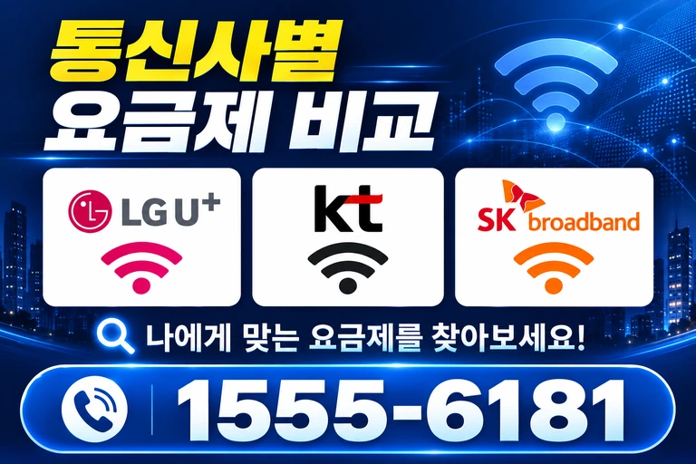 상주시 이안면 소암리 통신사별 요금제 비교